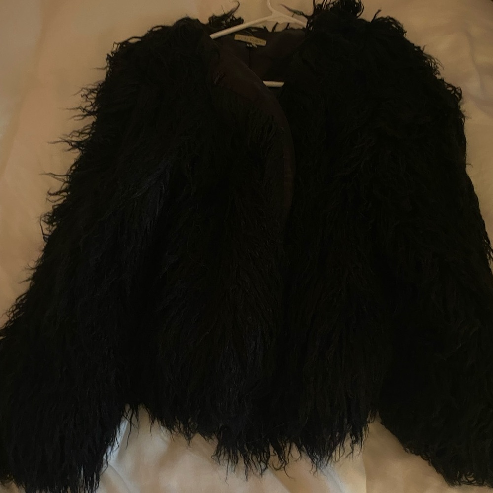 Women's Black Faux Fur Jacket